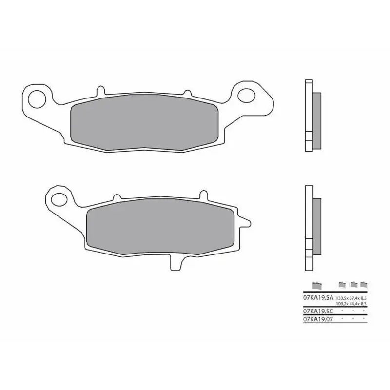Plaquettes de frein BREMBO 07KA1907 organique Suzuki RV125 VanVan