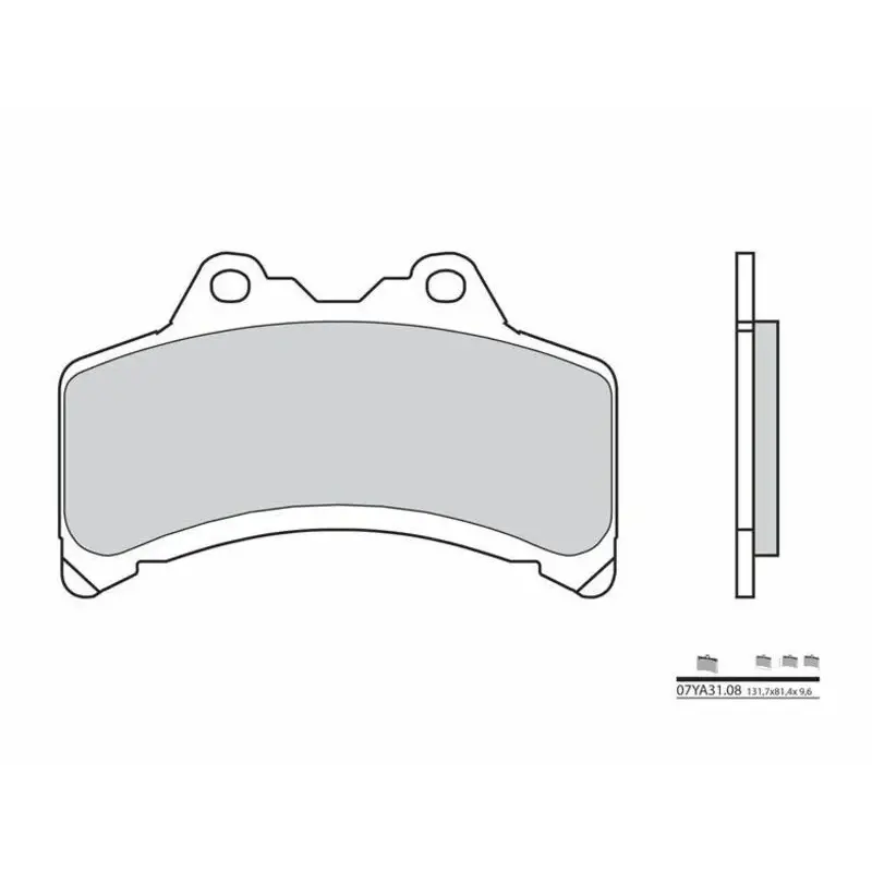 Plaquettes de frein BREMBO 07YA3108 organique Yamaha GTS1000