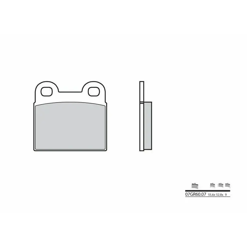 Plaquettes de frein BREMBO 07GR6007 organique BMW