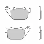 Plaquettes de frein BREMBO 07HD14SP métal fritté Harley Davidson