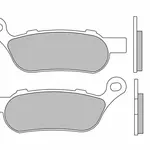 Plaquettes de frein BREMBO 07HD07SP métal fritté Harley Davidson