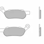 Plaquettes de frein BREMBO 07HD07SP métal fritté Harley Davidson