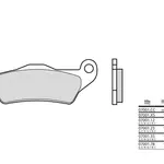 Plaquettes de frein BREMBO 07001CC carbone céramique