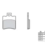 Plaquettes de frein BREMBO 07002CC carbone céramique