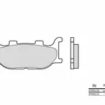Plaquettes de frein BREMBO 07042XS carbone céramique organique