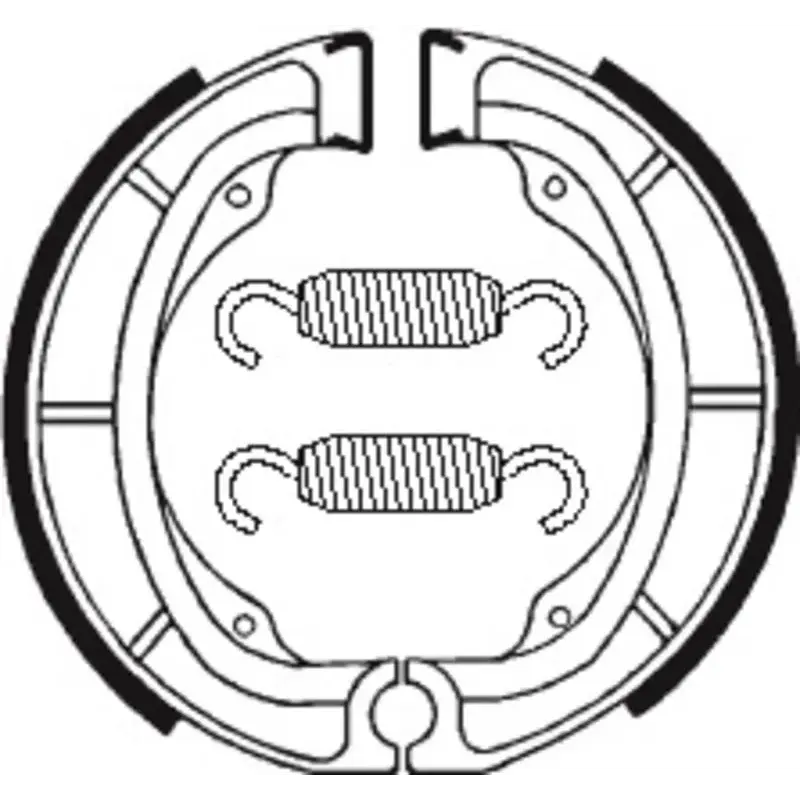 Machoires de frein TECNIUM BA016 organique