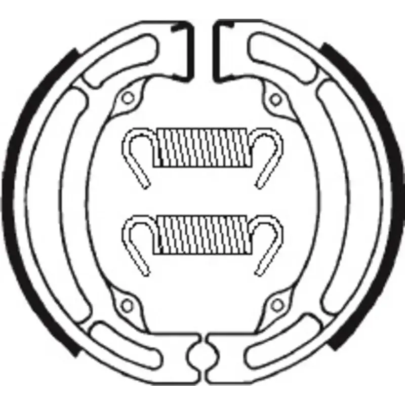 Machoires de frein TECNIUM BA017 organique