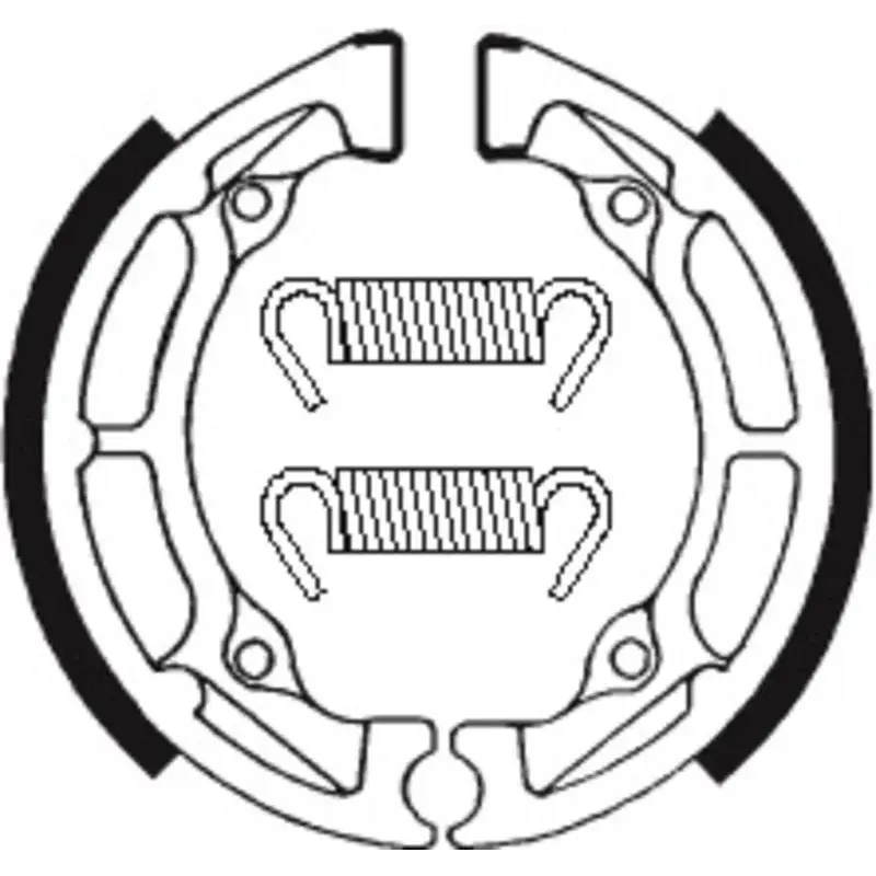 Machoires de frein TECNIUM BA020 organique