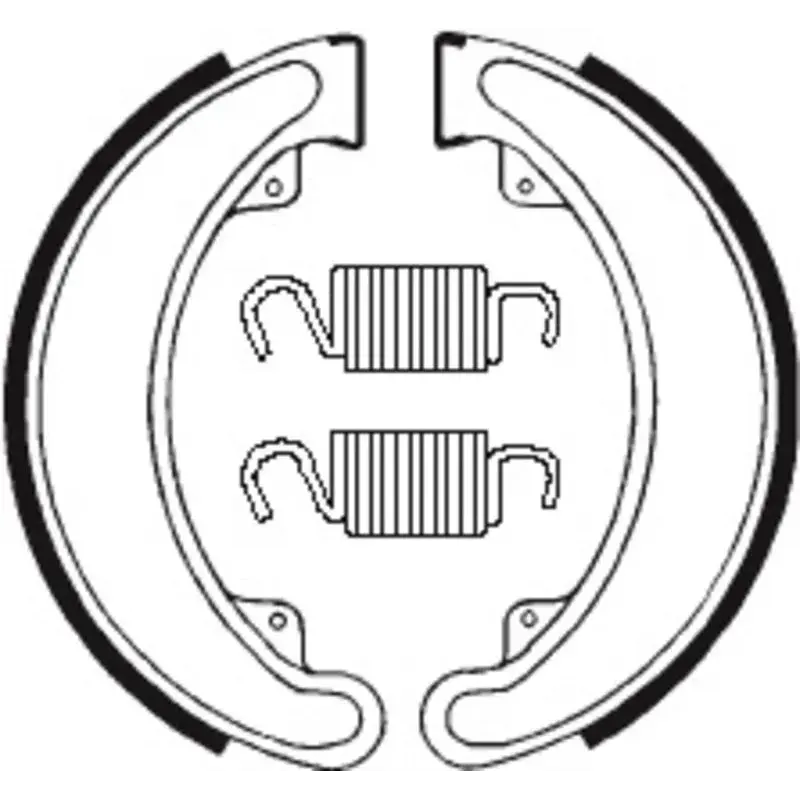 Machoires de frein TECNIUM BA024 organique