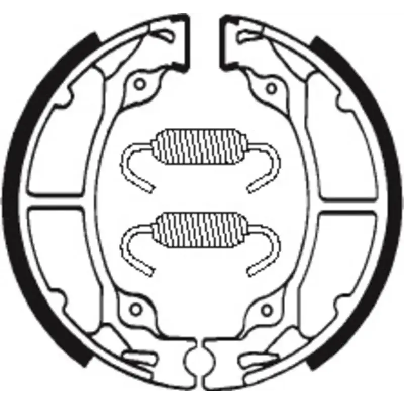 Machoires de frein TECNIUM BA025 organique