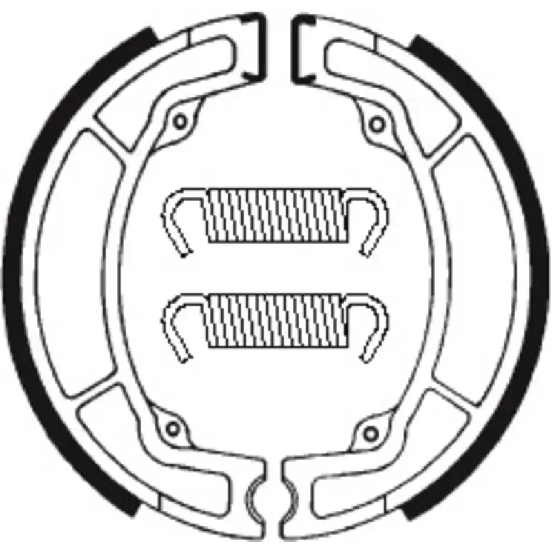Machoires de frein TECNIUM BA033 organique