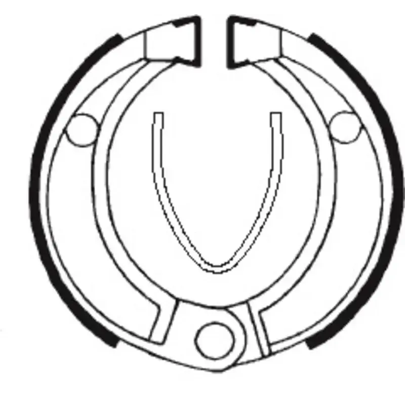 Machoires de frein TECNIUM BA043 organique