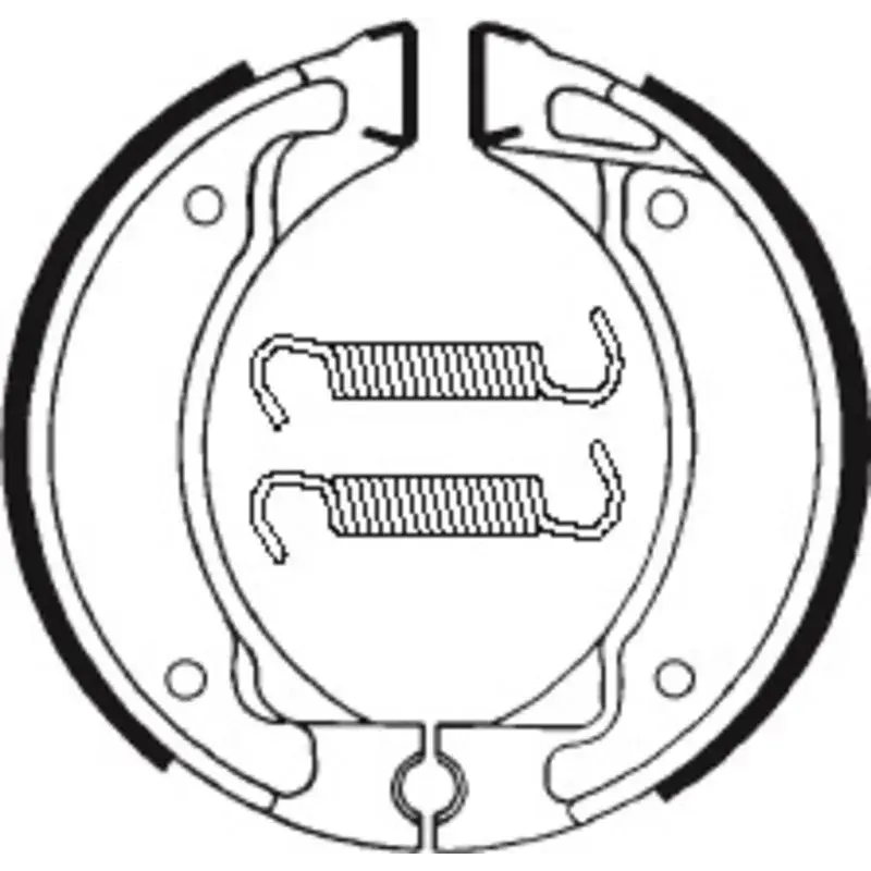 Machoires de frein TECNIUM BA050 organique