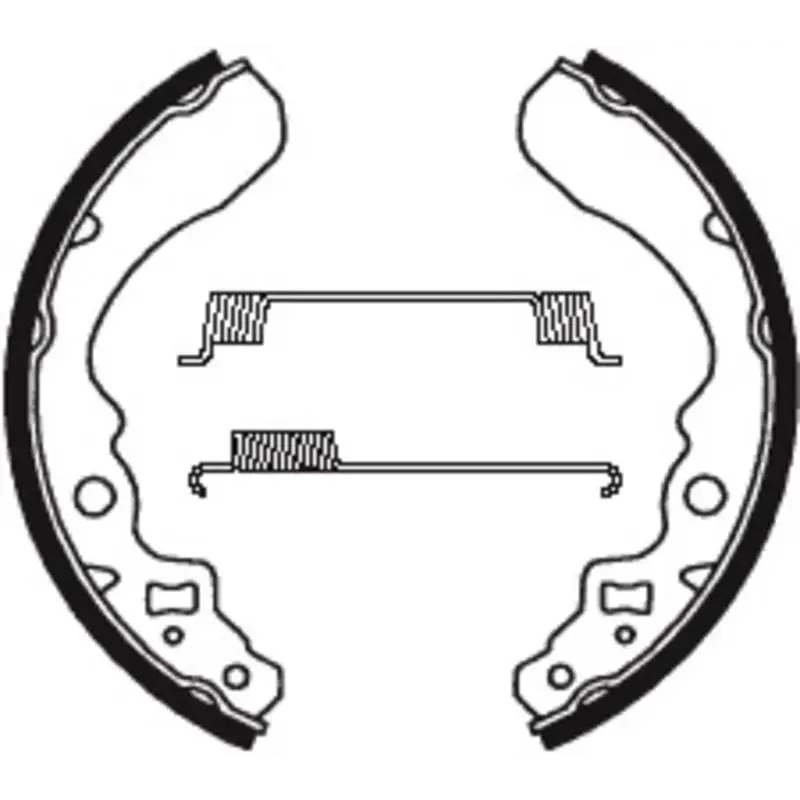 Machoires de frein TECNIUM BA053 organique