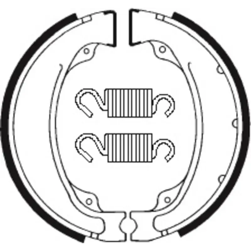 Machoires de frein TECNIUM BA055 organique