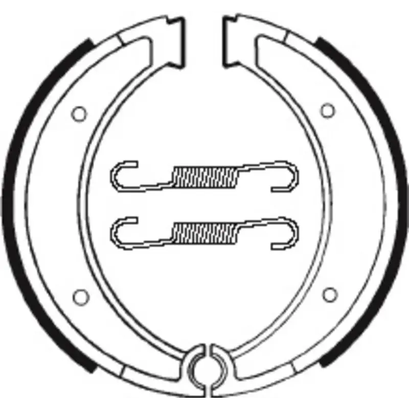 Machoires de frein TECNIUM BA116 organique