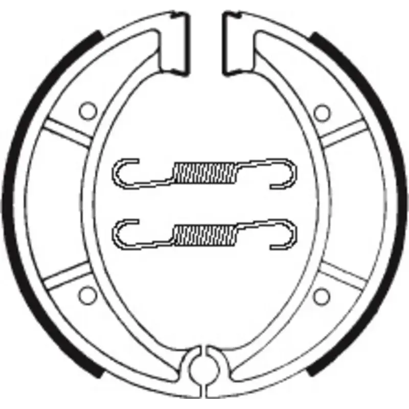 Machoires de frein TECNIUM BA117 organique