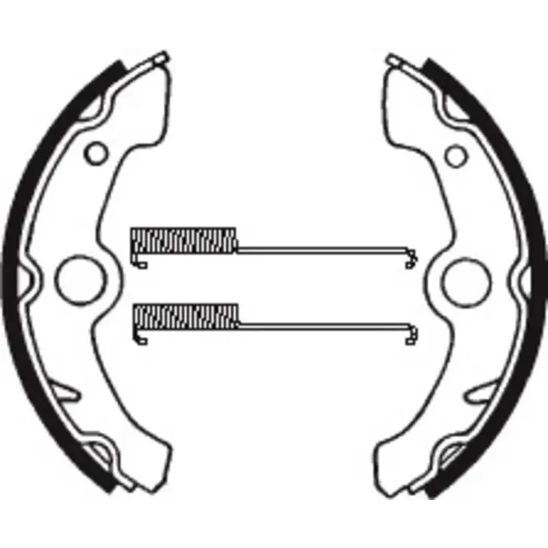 Machoires de frein TECNIUM BA178 organique
