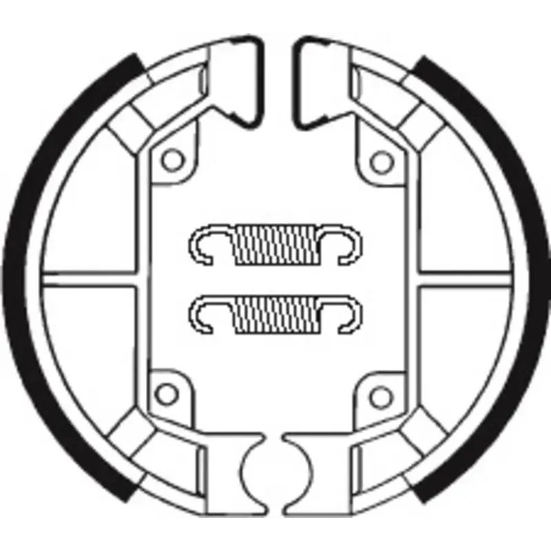 Machoires de frein TECNIUM BA187 organique