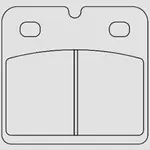 Plaquettes de frein BERINGER 506HS Standard étriers Classic 2 pistons