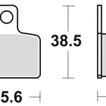 Plaquettes de frein BRAKING 832CM46 métal fritté