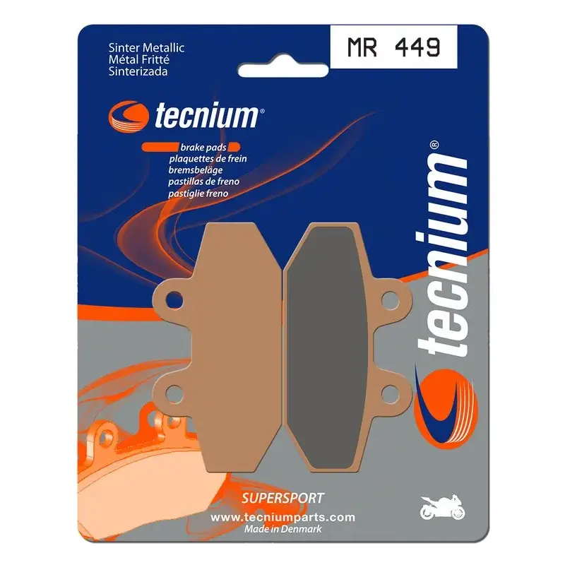 Plaquettes de frein TECNIUM MR449 métal fritté