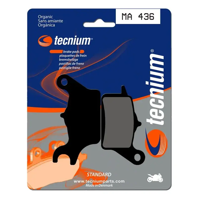Plaquettes de frein TECNIUM organique - MA436