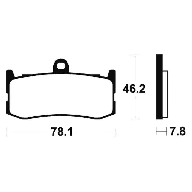 Plaquettes de frein TECNIUM MTR364 métal fritté
