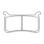 Plaquettes de frein CL BRAKES 1252C60 métal fritté