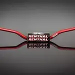 Guidon Ø28,6mm sans barre RENTHAL Fatbar® Enduro rouge Honda CRF450R/RX