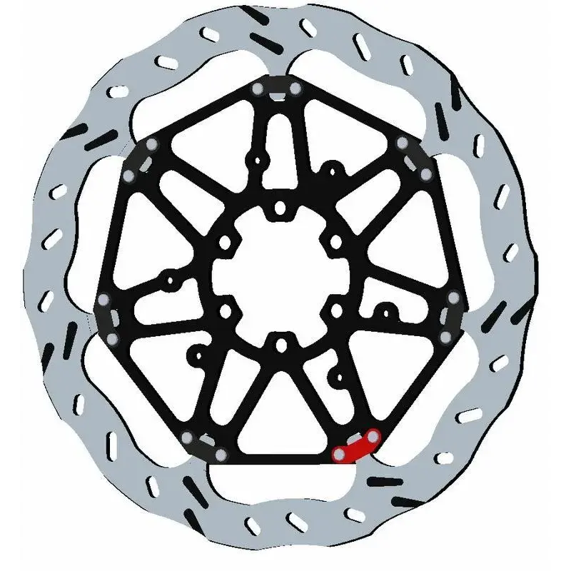 Disque de frein BRAKING EP117R Epta Wave flottant BMW S1000RR HP4