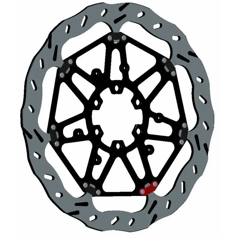 Disque de frein BRAKING EP117L Epta Wave flottant BMW S1000RR HP4