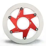 Disque de frein BERINGER K16LGRI Aeronal® inox rond flottant rouge