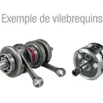 Vilebrequin TECNIUM masse pleine Peugeot Ludix