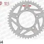 Couronne AFAM 39 dents acier standard pas 520 type 50613