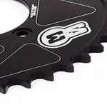 Couronne pleine S3 Laser FIM 43 dents alu ultra-light anodisé dur pas 520 type CH-850 noir