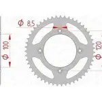 Couronne AFAM 60 dents acier standard pas 420 type 38101