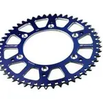 Couronne SCAR 49 dents alu ultra-light anti-boue pas 428 type SRS520 bleu