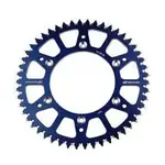 Couronne SCAR 50 dents alu ultra-light anti-boue pas 428 type SRS520 bleu