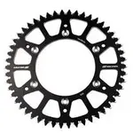 Couronne SCAR 51 dents alu ultra-light anti-boue pas 520 type SRS330 noir