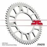 Couronne JT SPROCKETS type 215 aluminium rouge