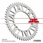 Couronne JT SPROCKETS type 808 aluminium ultra-light anti-boue