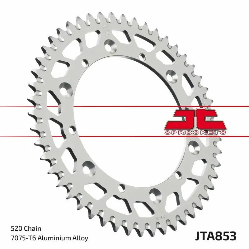 Couronne JT SPROCKETS type 853 aluminium noir