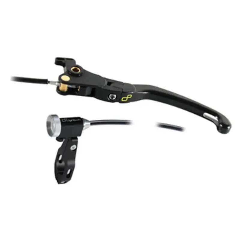 Levier de frein complet LIGHTECH Rabatable type J, extension réglage à gauche - LEVS009J - LEVS009J