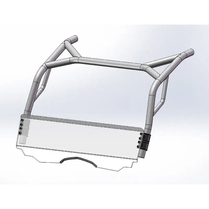 Pare-brise DIRECTION 2 avant bas CF Moto Zforce