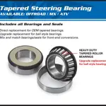 Kit roulements de colonne de direction ALL BALLS Honda/HM