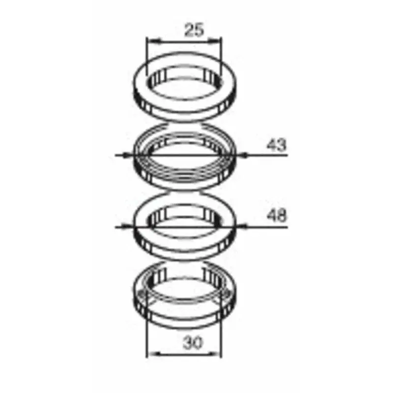 Roulements de direction Buzzetti MBK Stunt/Nitro - Yamaha Slider/Aerox