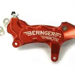 Etrier de frein axial gauche BERINGER Aerotec® 6 pistons Ø27mm rouge