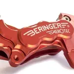 Etrier de frein axial gauche BERINGER Aerotec® 6 pistons Ø27mm rouge