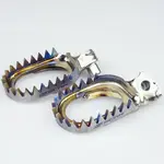 Repose-pieds SCAR anti-boue titane Yamaha YZ/YZF